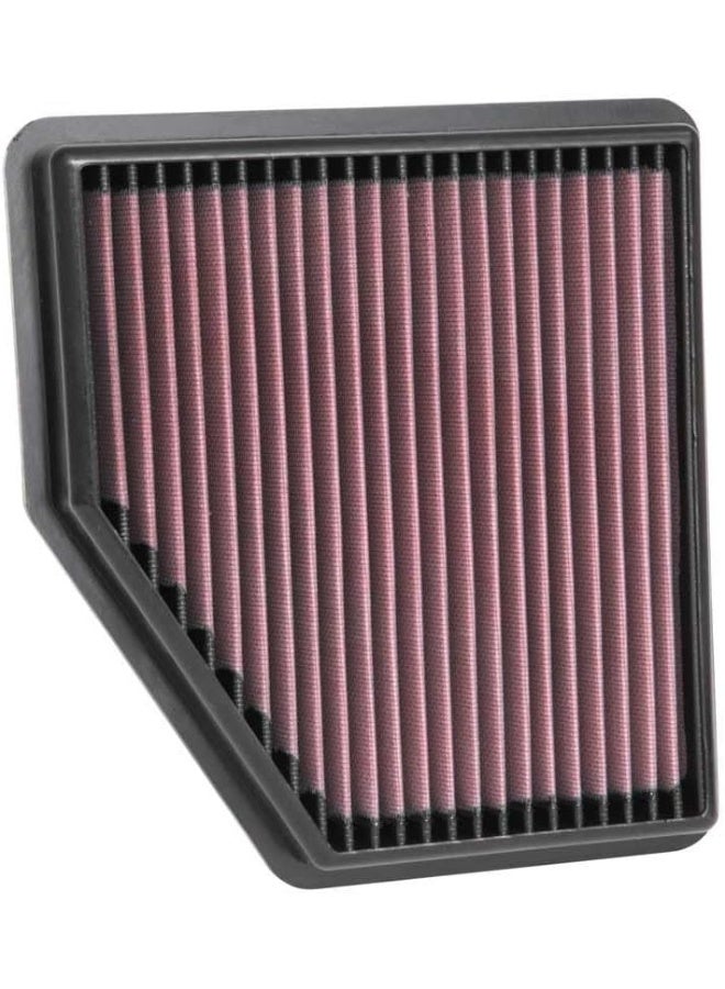 K&N Engine Air Filter: Reusable, Clean Every 75,000 Miles, Washable, Premium, Replacement Car Compatible with 2019-2020 NISSAN Altima, 33-5095 - Image 1